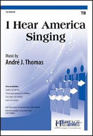 I Hear America Singing TB choral sheet music cover Thumbnail